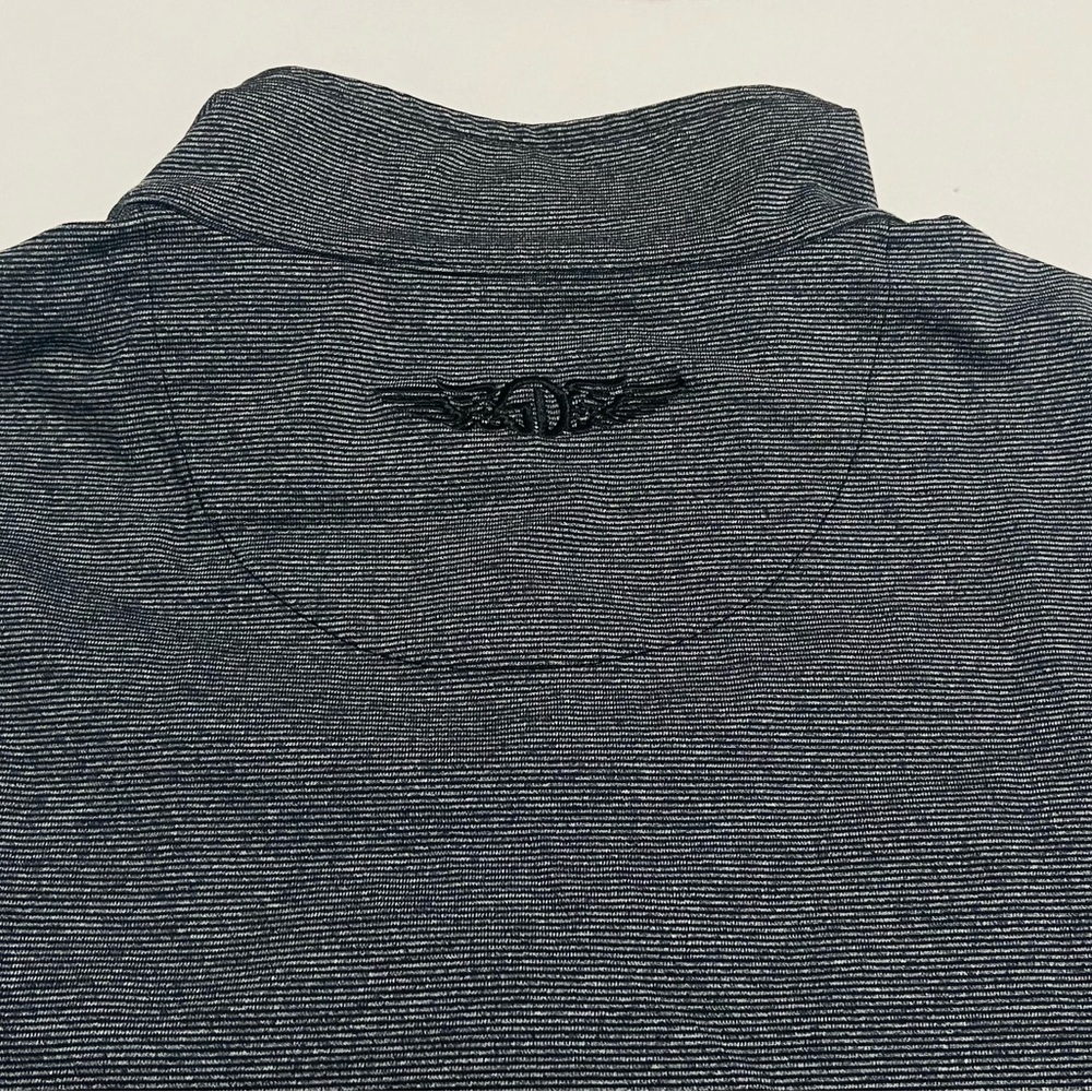 Straight Down Golf Quarter Zip Pullover-Large-Bla… - image 5